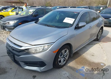 2018 Honda Civic Lx из США, поврежденный, VIN 19XFC2F56JE014719